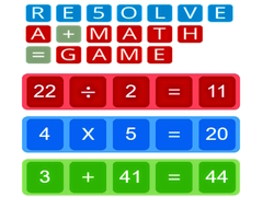 Žaidimas RE5OLVE a+math=game