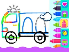 Žaidimas Toddler Drawing: Ambulance