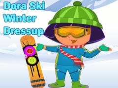 Žaidimas Dora Ski Winter Dressup