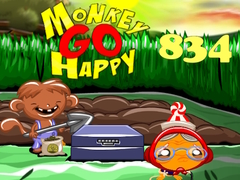 Žaidimas Monkey Go Happy Stage 834