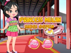 Žaidimas Princess Mulan Shoes Design