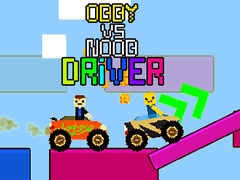 Žaidimas Obby vs Noob Driver