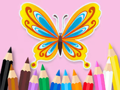 Žaidimas Coloring Book: Beautiful Butterfly
