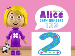 Žaidimas World of Alice Draw Numbers
