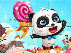 Žaidimas Jigsaw Puzzle: Panda Candy World