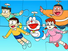 Žaidimas Jigsaw Puzzle: Doraemon Flying