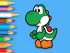 Žaidimas Coloring Book: Yoshi Fishing Time