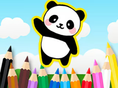 Žaidimas Coloring Book: Cute Panda