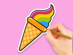 Žaidimas Coloring Book: Rainbow Ice Cream