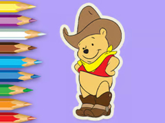 Žaidimas Coloring Book: Cowboy Winnie