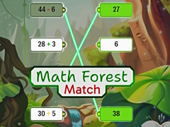 Žaidimas Math Forest Match