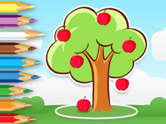 Žaidimas Coloring Book: Apple Tree
