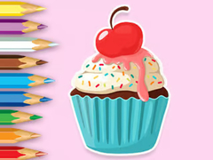 Žaidimas Coloring Book: Apple Cupcake