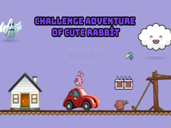 Žaidimas Challenge adventure of cute rabbit