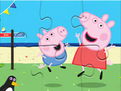 Žaidimas Jigsaw Puzzle: Peppa Fun Day