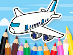 Žaidimas Coloring Book: Flying Airplane