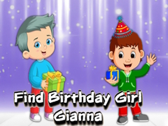 Žaidimas Find Birthday Girl Gianna