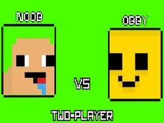 Žaidimas Noob vs Obby Two-Player