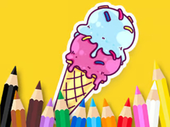 Žaidimas Coloring Book: Cool Ice Cream