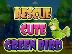 Žaidimas Rescue Cute Green Bird