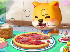 Žaidimas Jigsaw Puzzle: Pizza Dog