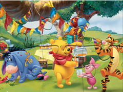 Žaidimas Jigsaw Puzzle: Winnie The Pooh Party