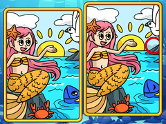 Žaidimas Mermaids Spot The Differences