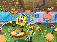 Žaidimas Jigsaw Puzzle: SpongeBob SquarePants Work Time