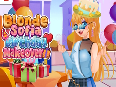 Žaidimas Blonde Sofia Birthday Makeover