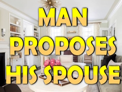 Žaidimas Man Proposes His Spouse