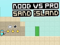 Žaidimas Noob vs Pro Sand island