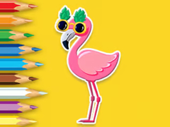 Žaidimas Coloring Book: Flamingo