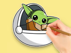 Žaidimas Coloring Book: Master Yoda