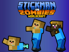 Žaidimas Stickman vs Zombies WorldCraft