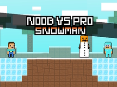 Žaidimas Noob vs Pro Snowman