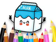 Žaidimas Coloring Book: Milk