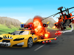 Žaidimas Chaos Road Combat Car Racing