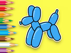 Žaidimas Coloring Book: Balloon Puppy