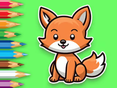 Žaidimas Coloring Book: Baby Fox