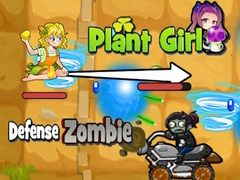 Žaidimas Plant Girl Defense Zombie