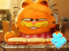 Žaidimas Jigsaw Puzzle: Garfield And Lasagna