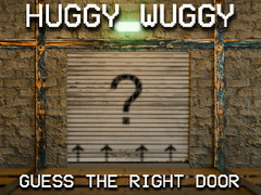 Žaidimas Huggy Wuggy Guess the right door