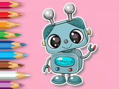 Žaidimas Coloring Book: Smile Robot