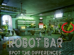 Žaidimas Robot Bar Spot the differences