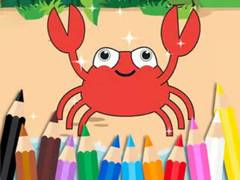 Žaidimas Coloring Book: Happy Crab