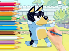 Žaidimas Coloring Book: Bluey And Bingo