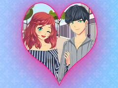 Žaidimas Romantic Anime Couples Dress Up Game