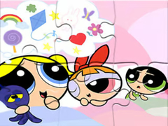 Žaidimas Jigsaw Puzzle: Powerpuff Girls Sweet Dream