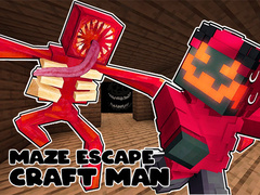 Žaidimas Maze Escape: Craft Man