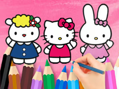 Žaidimas Coloring Book: Hello Kitty With Friends